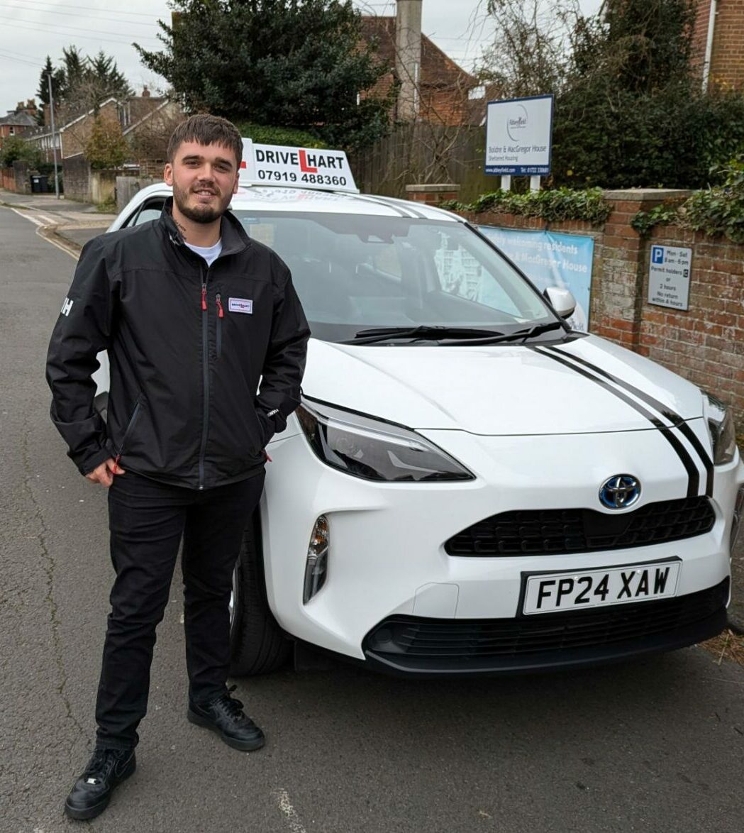 Keenan Waters ADI qualified with Drive Hart in Salisbury