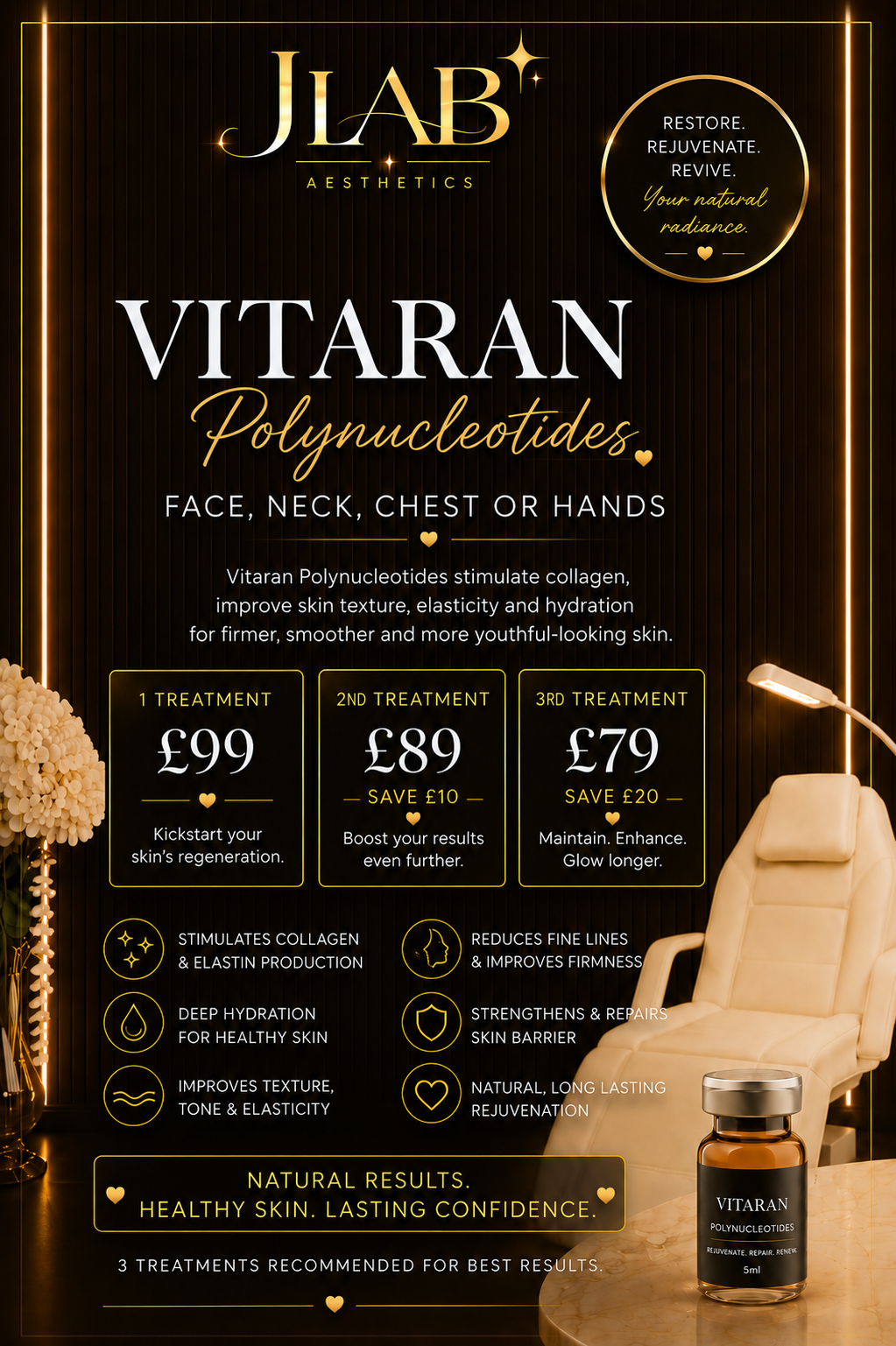 Repair your skin vitaran at Jlabs Burton